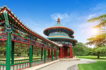 Obraz premium Shuanghuan Pavilion in Tiantan Park