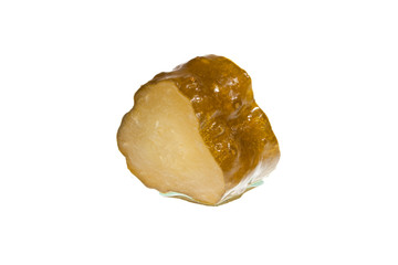 canned vegetables isolated on white background