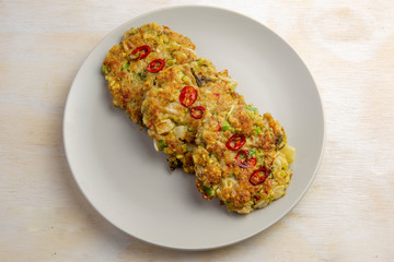 Bindaetteok, mung-bean pancake