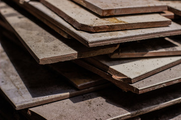 concept and background texture - old ceramics are not used.