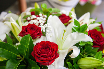 Fresh Flowers in a florist shop