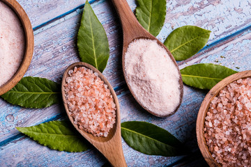 Healthy food - Pink himalayan salt