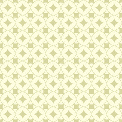 Geometric square print. Olive green seamless background