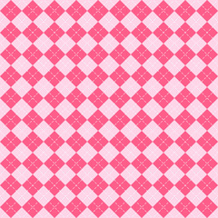 Valentines day Argyle. Pattern Scottish cage