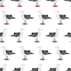 Seagulls pattern