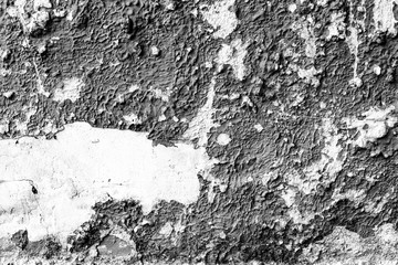 Texture of a concrete wall with cracks and scratches which can be used as a background