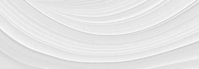 White 3 d background with wave illustration, beautiful bending pattern for web screensaver. Light gray texture with smooth lines for a wedding card.