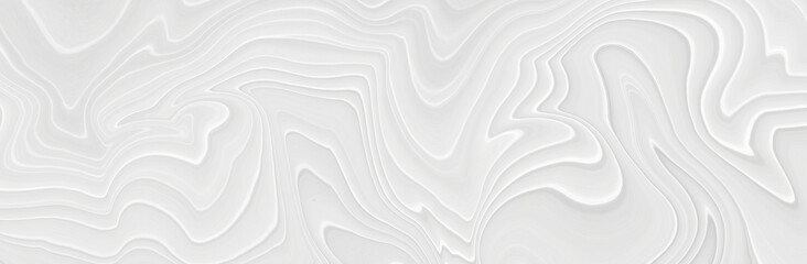 White 3 d background with wave illustration, beautiful bending pattern for web screensaver. Light gray texture with smooth lines for a wedding card.