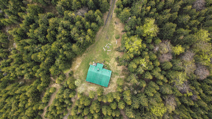 The mountain shack from the sky