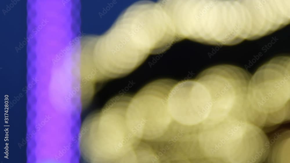 Poster abstract blur with blinking bokeh bright party lights. abstract glitter. glowing backdrop overlay fo