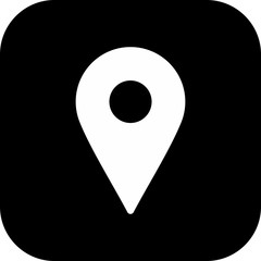 Location icon isolated on background