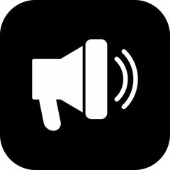 Announcement Speaker icon isolated on background