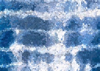 color geometric block pattern background polygonal style ,LED light color dot style graphic ,  paint like illustration background of spiral fractal geometric modern