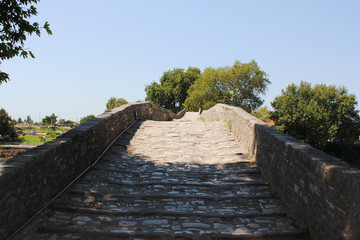Bridge of Arta at Arachthos river Epirus Greece