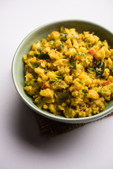 Aloo ka bharta,  sabzi is a tasty dish from India  made using spiced mashed potato prepared especially in northern parts of India