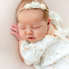 Peaceful dream of newborn