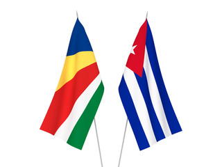 Cuba and Seychelles flags