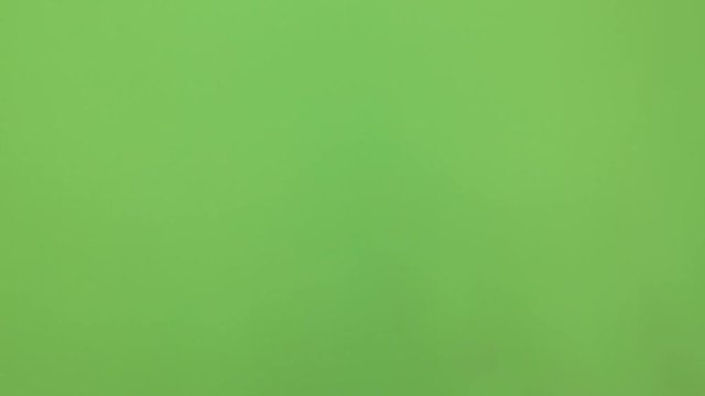 Hands are clapping on green screen background. Male hands clapping on a chroma key background. Applause on the chromakey