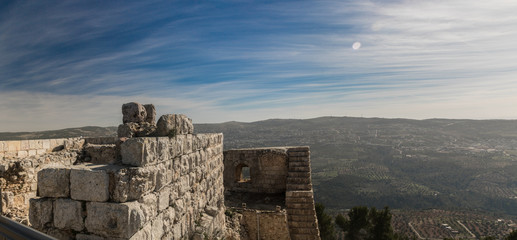 Ajloun Castle in the north of Jordan
