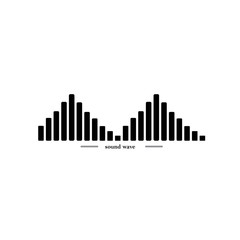 Fototapeta na wymiar Sound wave logo template vector icons
