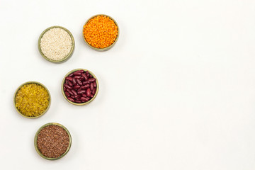 Natural source of protein. Legume grain groats  seed.