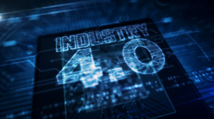 CPU on board with Industry 4.0 hologram