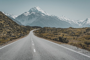 Mount Cook-Aoraki is one of biggest mountains at New Zealand