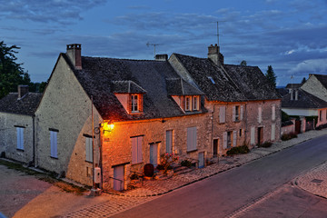 Provins, Frankreich, abends