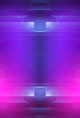 Ultraviolet abstract light. Light element, light line. Violet and pink gradient. Modern background, neon light. Empty stage, spotlights, neon. Abstract futuristic neon background.