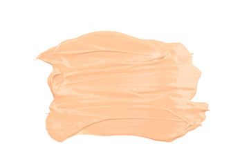 close up of beauty liquid powder stroke on white background - Image