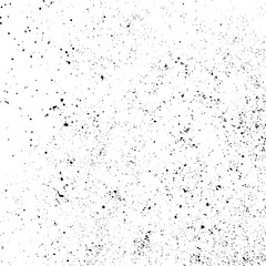 Black Grainy Texture Isolated On White Square Background. Dust Overlay. Dark Noise Granules. Digitally Generated Image. Vector Design Elements, Illustration, Eps 10.