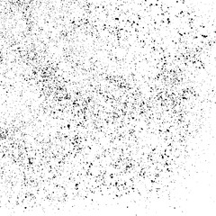 Black Grainy Texture Isolated On White Square Background. Dust Overlay. Dark Noise Granules. Digitally Generated Image. Vector Design Elements, Illustration, Eps 10.