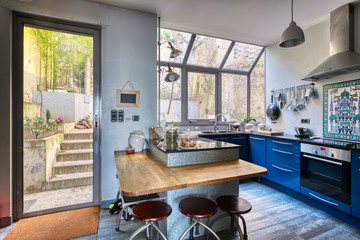 modern interior of a room