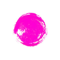 Rosa Pinsel Kreis als grunge Hintergrund