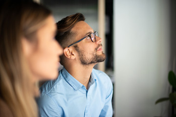 Young people at office