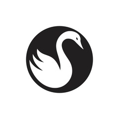 Swan logo Template