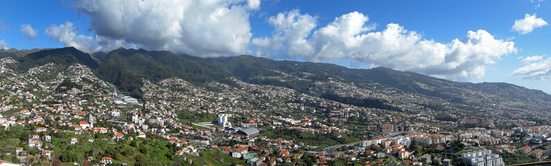 Fototapeta na wymiar View of Funchal, Madeira, Portugal