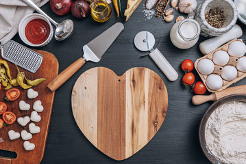 ingredients for classic italian pizza