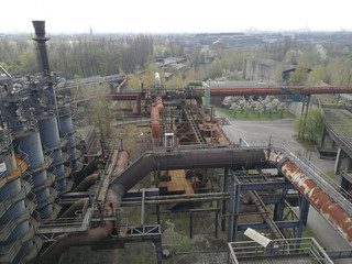 alte stillgelegte Stahl Fabrik Industrie