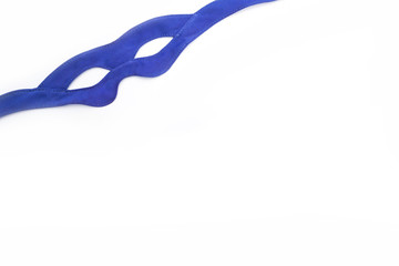 Super hero holiday blue mask background for fun