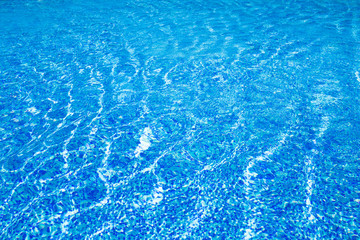 Blue Water in swimming pool
