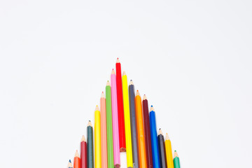 colored pencils, color gamut