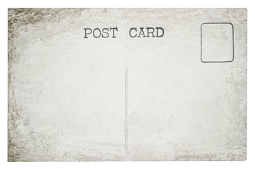 Vintage Postcard - isolated (clipping path included)