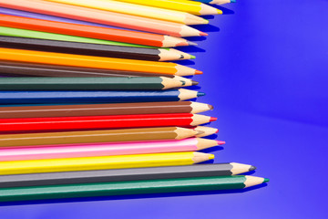 colored pencils, color gamut