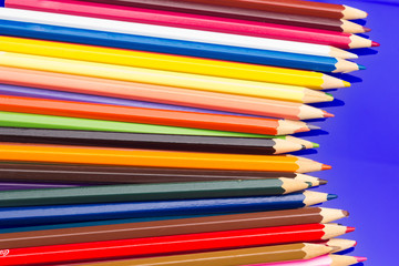 Fototapeta premium colored pencils, color gamut