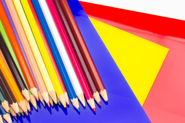 colored pencils, color gamut
