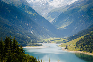 Fototapeta na wymiar Awesome image of the Durlassboden reservoir.