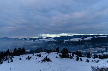 Panorama na Szczawnicę