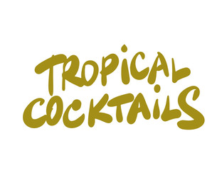 Tropical Cocktails