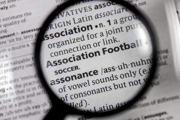 The word or phrase Association Football in a dictionary.